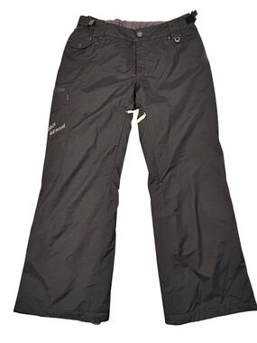 Under Armour Insulated Watertight Black Snow/Ski Pants Large Cargo Pocketed